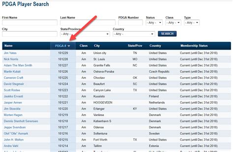 pdga|pdga number lookup.